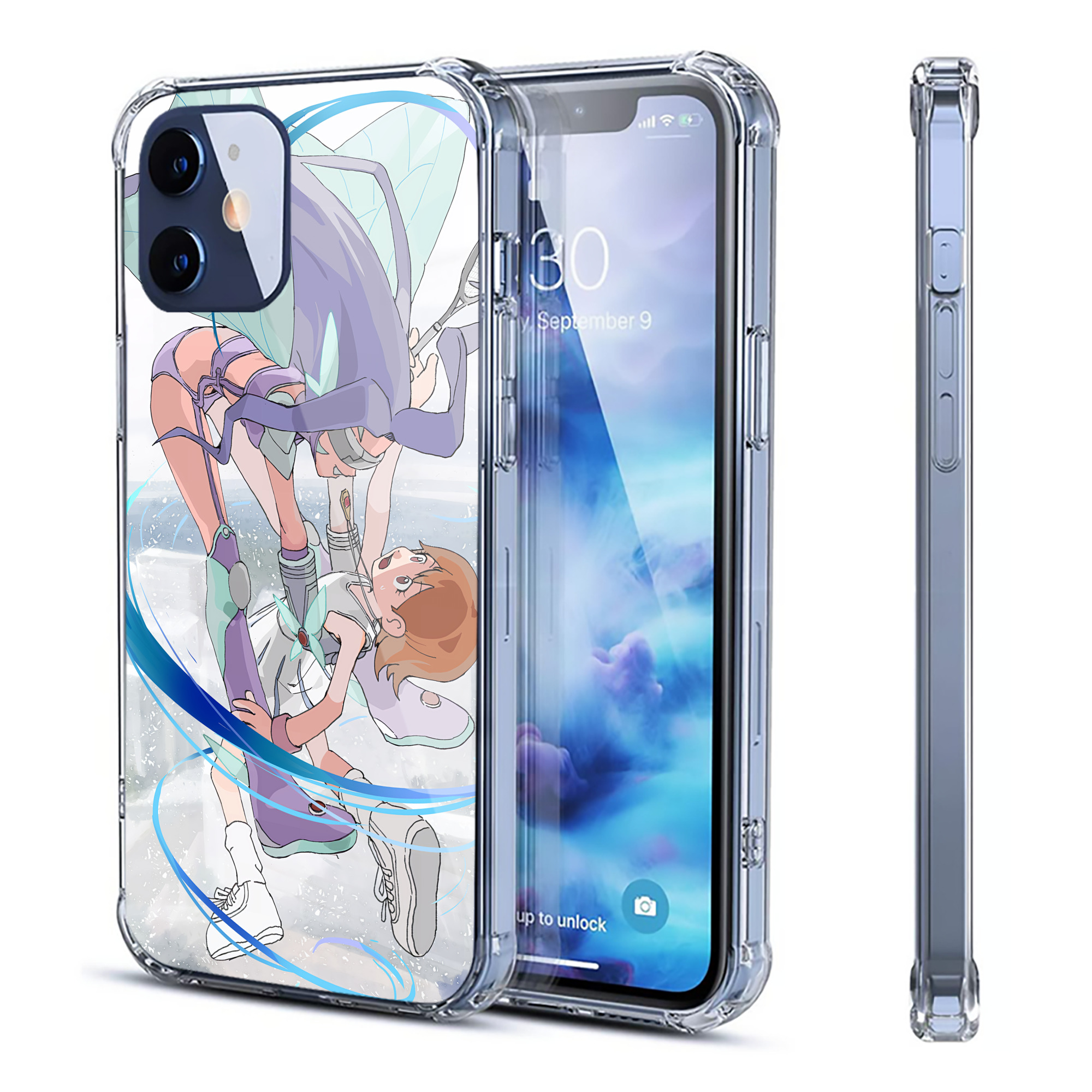 （画像用） Digimon デジタルモンスター/デジモン 【iPhone 12シリーズ対応】透明スマホケース（クリアソフトケース）